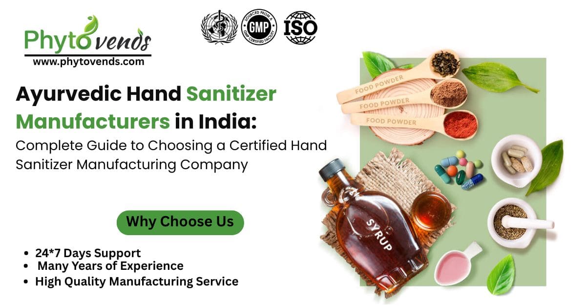 Ayurvedic Hand Sanitizer Manufacturers in India - Phytovends
